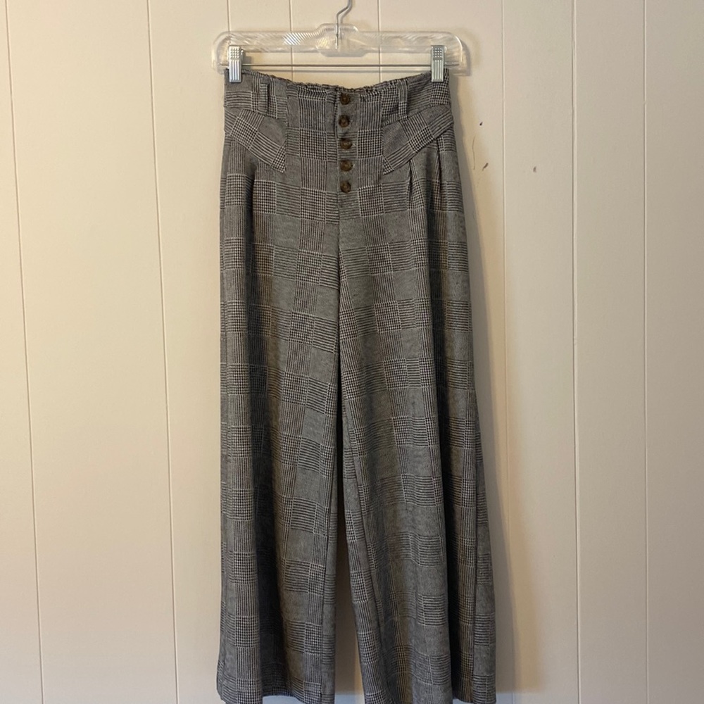 Anthropologie Maeve Wideleg Cropped Trousers